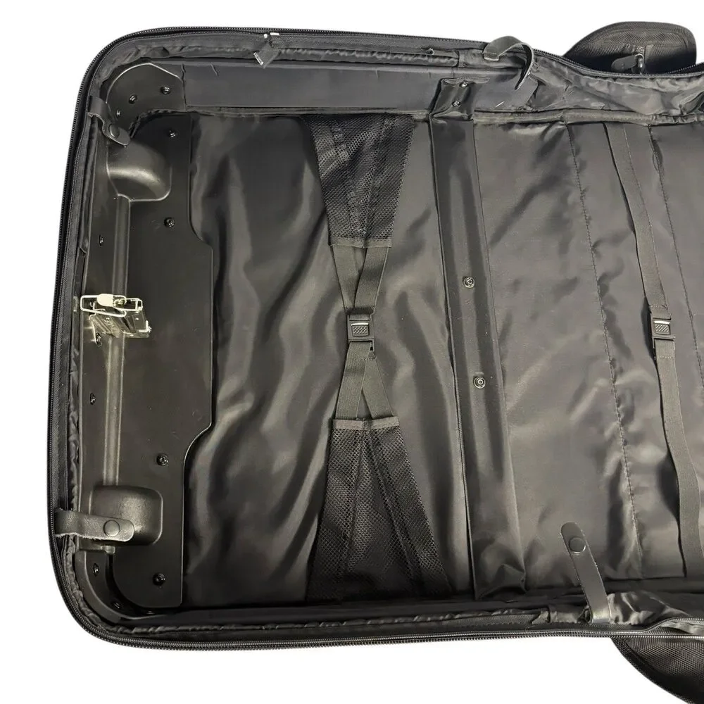Briggs & Riley Black Ballistic Nylon 20” Compact Wheeled Garment Bag